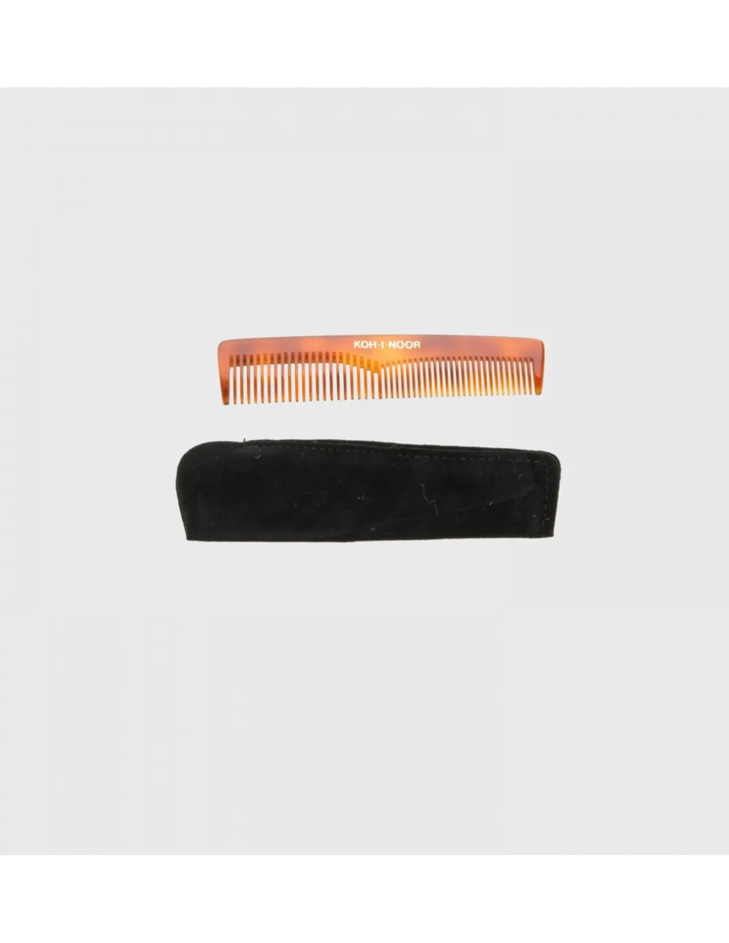 Pettine Seghettato Rado/Fitto Tartarugato con Bustina