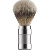 PILS - Pennello da Barba Tasso Mnaico Acciaio Inox Satinato Lucido - Coltelleria Lorenzi Milano