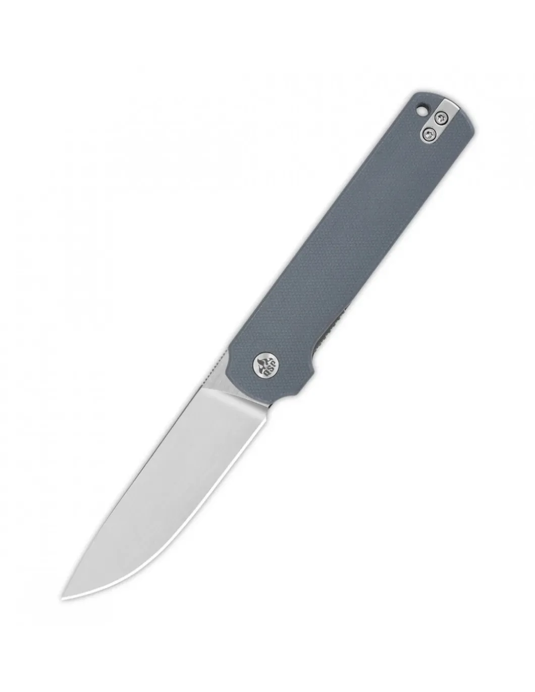 QSP Lark Pocket knife 14C28N blade G10 handle Gray