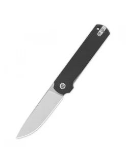 QSP Lark Pocket knife 14C28N  G10 Handle Nero