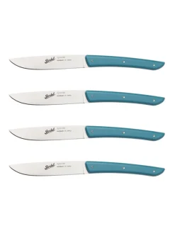 Set Coltello da Bistecca Blu Petrolio