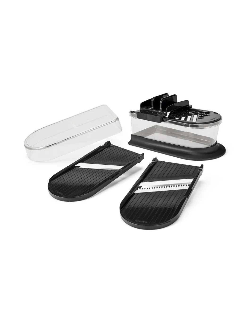 Set con Lama in Ceramica Compatto julienne, Madolina e Grattuggia
