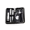 Set Manicure 4 pz Nero in Pelle