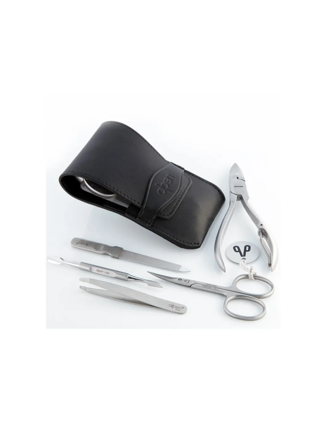 Set Manicure in Pelle Collection Inox Nero