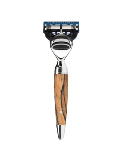 Set Rasoio Fusion e Pennello in Tasso Legno di Faggio Stylo