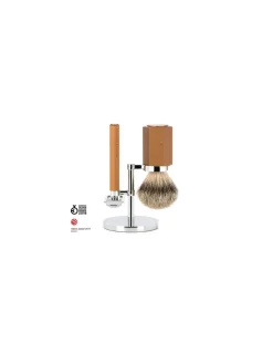 Set Rasoio Tradizionale  e Pennello Hexagon  Bronze