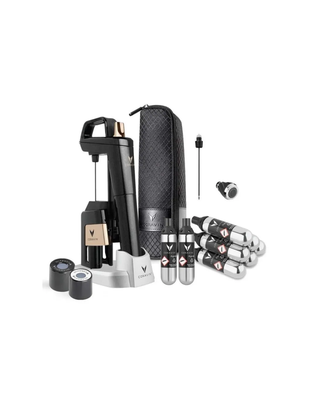 Sistema di Mescita Coravin Timeless Six + Anthracite Premium Set