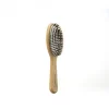 Spazzola per Capelli Pneumatica Ovale Grande Legno Ciuffo Misto Nylon e Setola