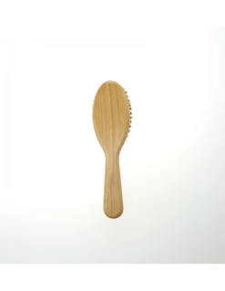 Spazzola per Capelli Pneumatica Ovale Grande Legno Ciuffo Misto Nylon e Setola