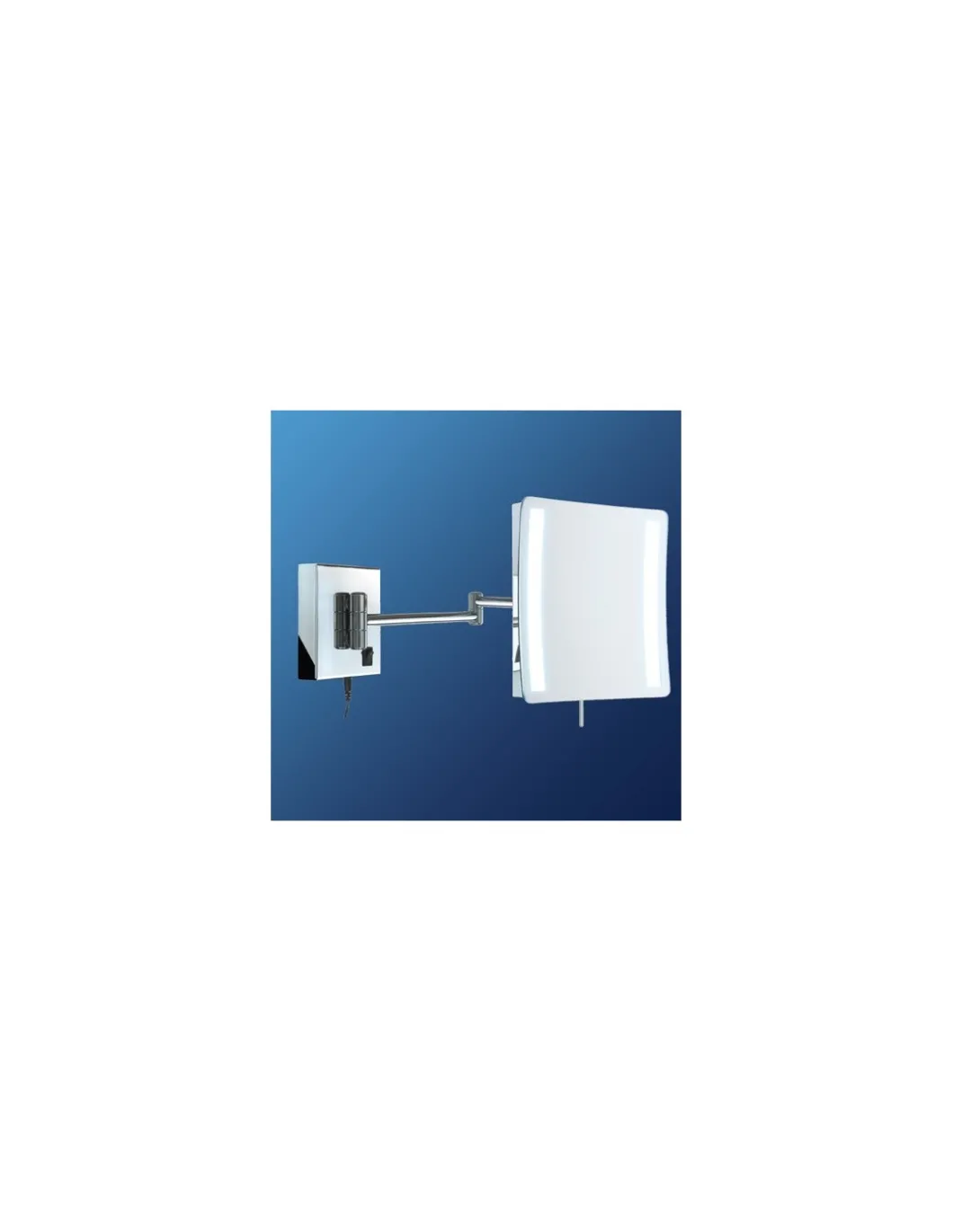 - Specchio monofacciale con illuminazione a led da fissare a parete cod 3054 - Coltelleria Lorenzi Milano