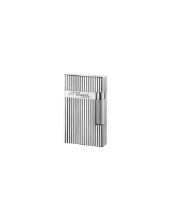 S.T. Dupont - Accendino Ligne 2 Silver Vertical Lines - Coltelleria Lorenzi Milano