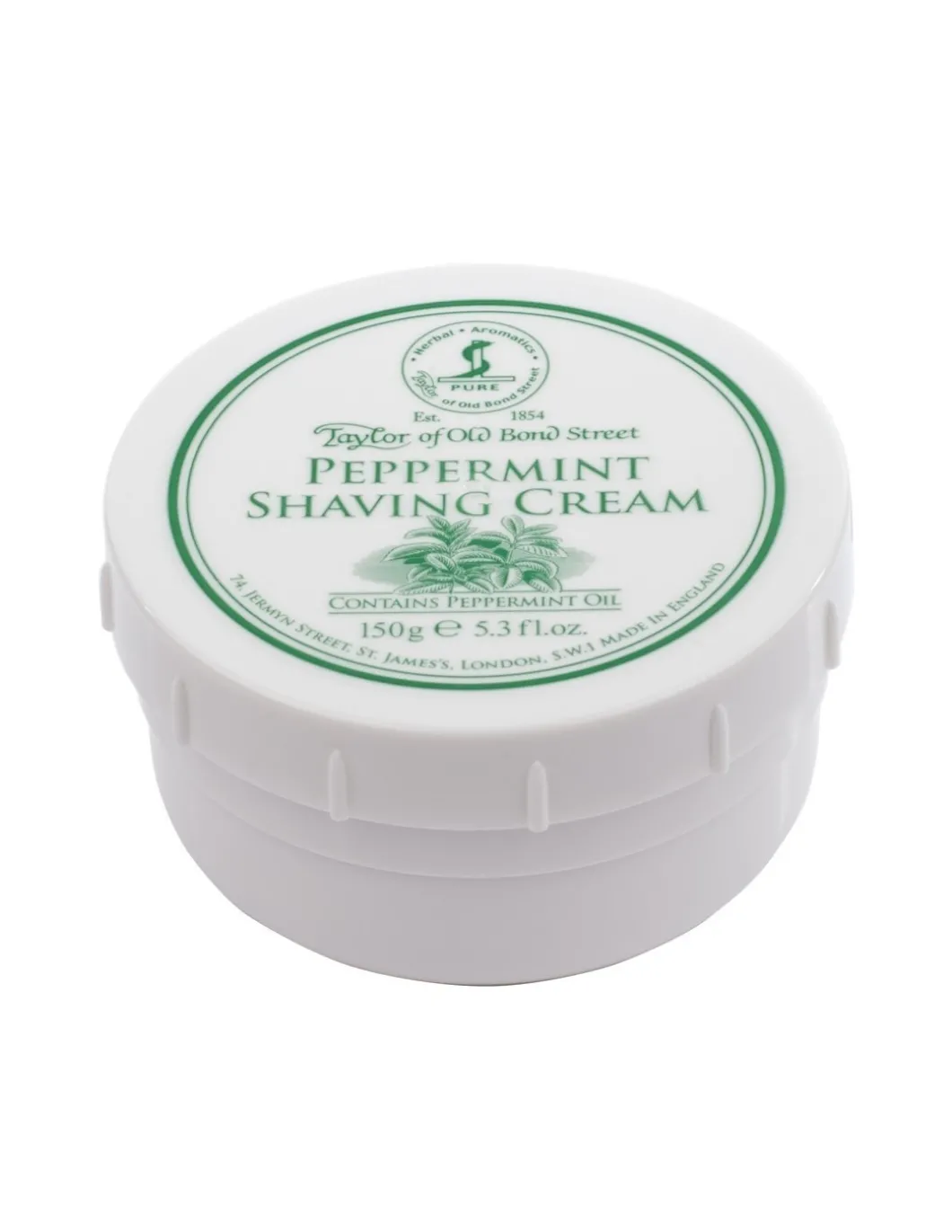 Taylor of Old Bond Street - Crema da Barba in Ciotola Peppermint 150g - Coltelleria Lorenzi Milano