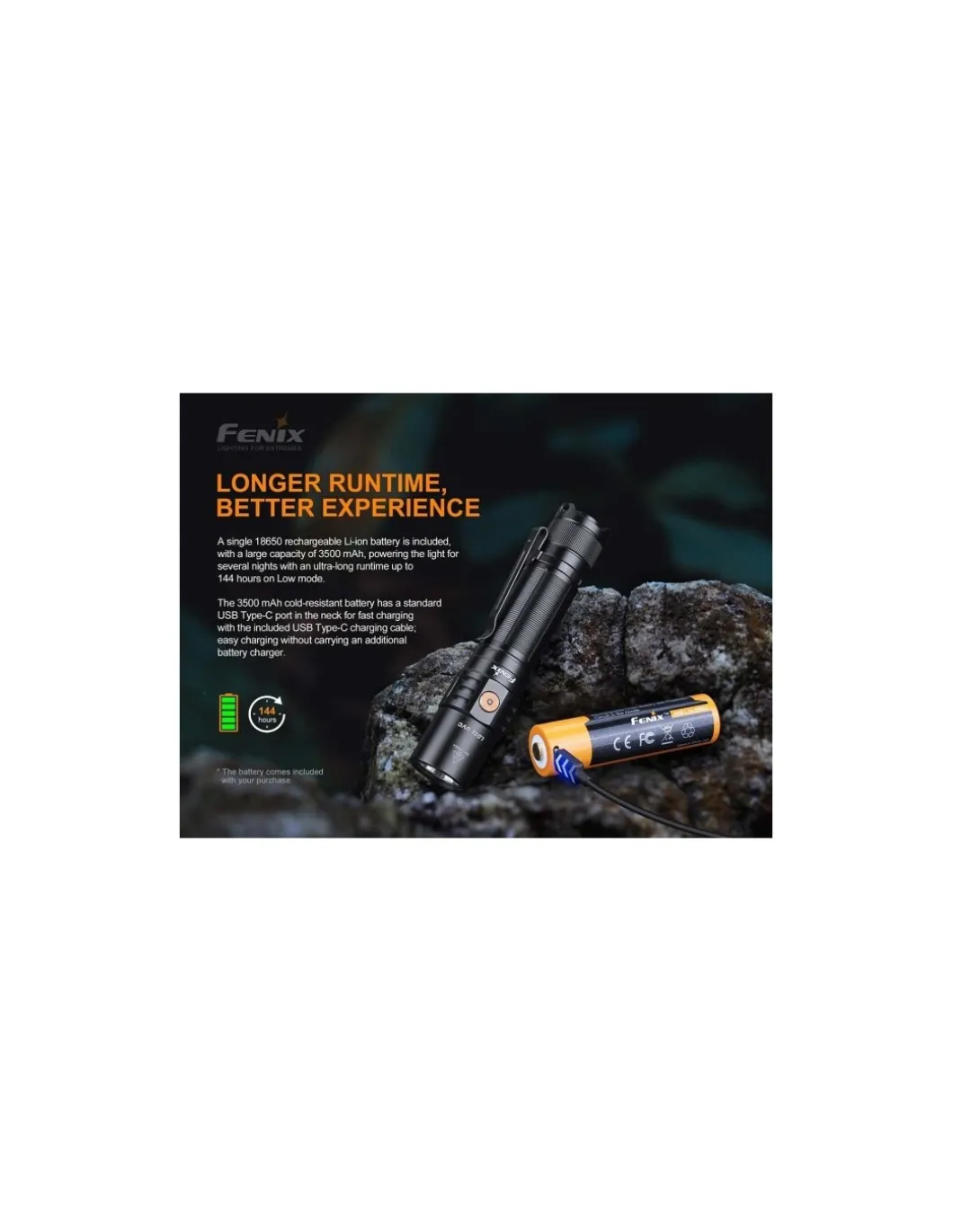 Torcia Disinfettante UVC LED Fenix LD32 1200 lumen 170 metri
