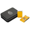 Vibrant Accessories Set Accendino e Tagliasigari Giallo