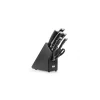 Wüsthof - Ceppo di coltelli Wusthof Ikon Neri 9878 7 pz  - Coltelleria Lorenzi Milano