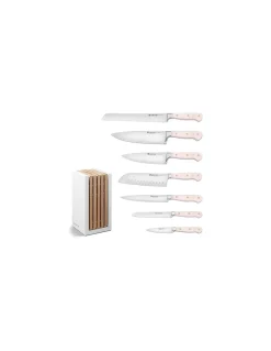 Wusthof Classic Blocco con 7 coltelli Pink Himalayan Salt (rosa)